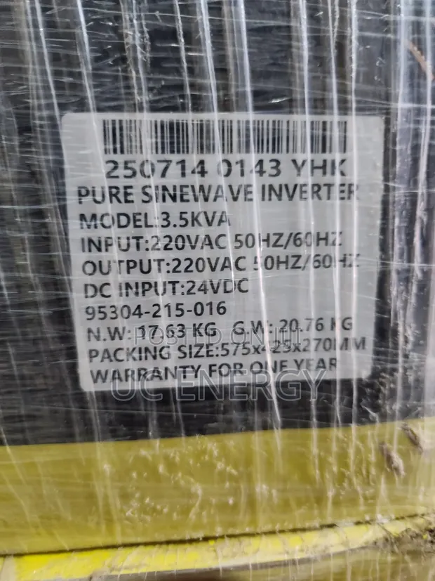 Brand New Yohako 3.5KVA 24V Solar Inverter - 1