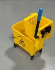 Yellow 20L Commercial Mop Bucket da Side-Press Wringer - 2