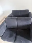 Two Seater Sofa and Wardrobe - 1