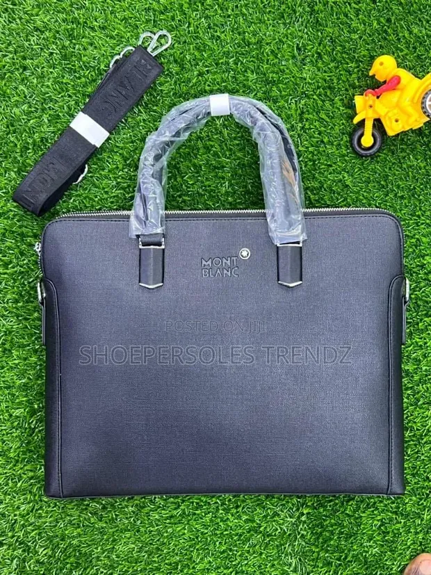 Mont Blanc Corporate Leather Laptop Bag - 1