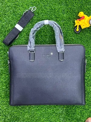 Mont Blanc Corporate Leather Laptop Bag