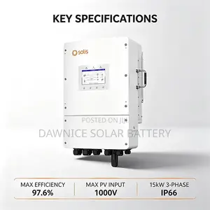 Solis S6-EH3P15K 15KW 3-Phase Hybrid Inverter
