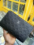 Classy Leather Armpit Purse - Black - 1