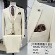 Bespoke Wool Fabric Turkish 3pcs Men's Suit by Ramzotti - 1