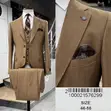 Bespoke Wool Fabric Turkish 3pcs Men's Suit by Ramzotti - 3