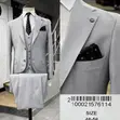 Bespoke Wool Fabric Turkish 3pcs Men's Suit by Ramzotti - 4