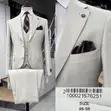Bespoke Wool Fabric Turkish 3pcs Men's Suit by Ramzotti - 5
