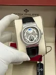 Patek Philippe Leather Watch with Double Patek Lock - 3