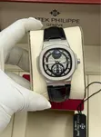Patek Philippe Leather Watch with Double Patek Lock - 4