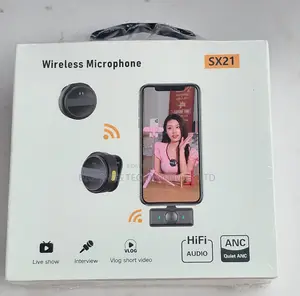 SX21 2-in-1 Dual Lapel Wireless Microphone System