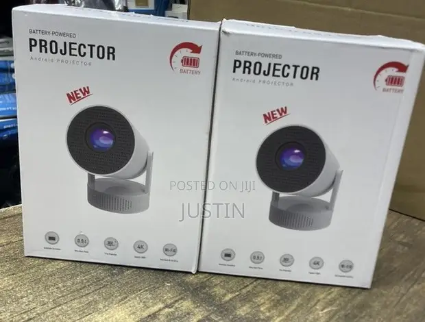 Rechargeable Android 11.0 Smart Projector with Netflix & YouTube - 1
