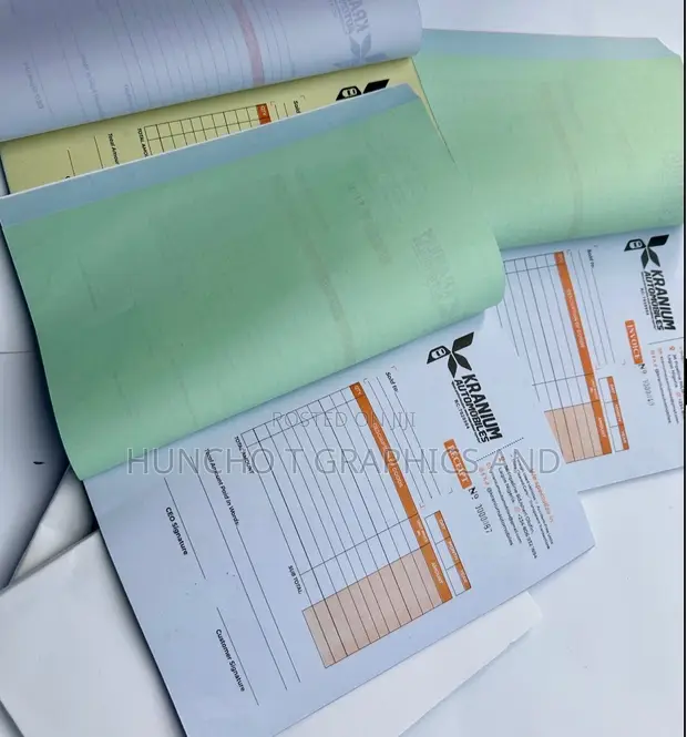 Zane da Bugun Littafin Invoice & Receipt (50 Shafi) - 1
