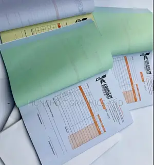 Zane da Bugun Littafin Invoice & Receipt (50 Shafi)