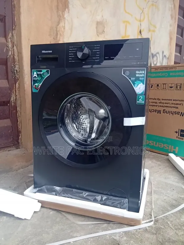 Sabon Hisense 8KG Inverter Front Loader Washing Machine WM8014T - 1