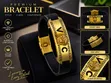 Versace Style Bracelet - Gold Plated - 1
