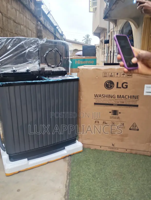 LG 8kg Twin Tub Semi-Automatic Washing Machine P800R3AGNC - 1