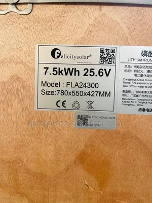 Felicity 7.5kWh/24V Baturiya ta Lithium