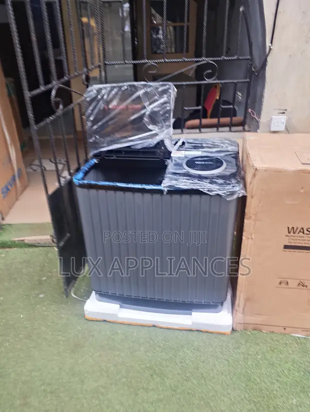 LG 8kg Twin Tub Washing Machine P800R3AGNC - 1