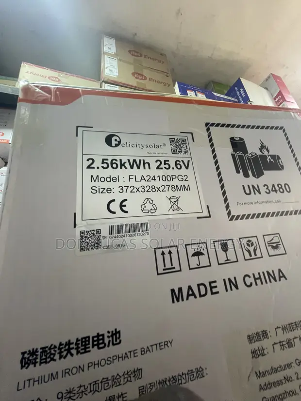 Felicitysolar 2.5kWh 24V 100Ah Lithium Ion Battery - 1