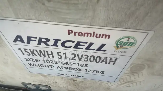 Afriipower 15kWh 51.2V Lithium Ion Baturi 300Ah - 1