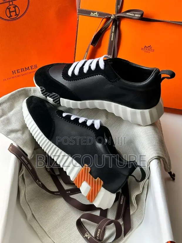 Original Hermes Bouncing Sneakers - Black - 1