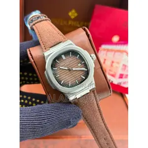 Luxury Square Dial Men's Denim Strap Quartz Watch