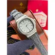 Luxury Square Dial Men's Denim Strap Quartz Watch - 5