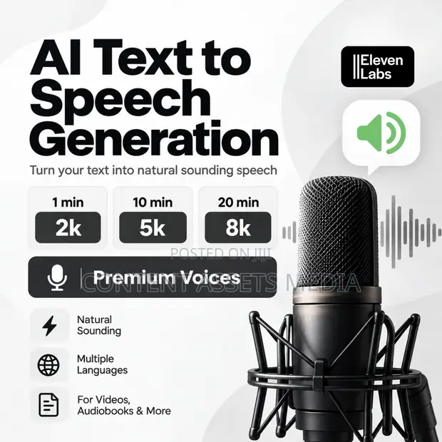 Professional AI Text-to-Speech Generation - 1