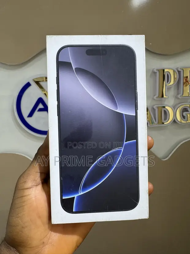 New Apple iPhone 16 Pro Max 256GB Black - 1