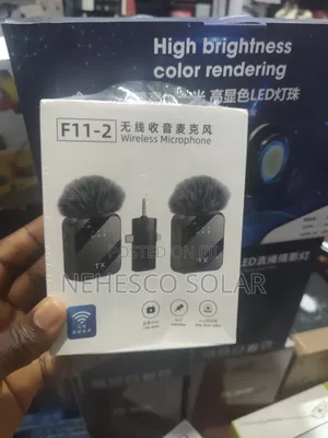 F11-2 Wireless Lapel Microphone ga masu kirkirar abun ciki