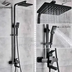 Ideal Square Shower Mixer - Black