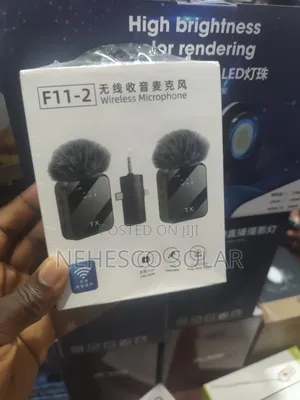 F11-2 Wireless Microphone don YouTube & Vlogging