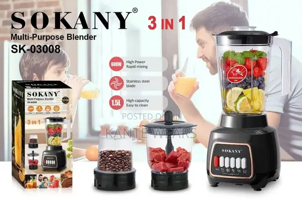 Sokany Blender 3-in-1 03008 - 1