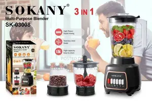 Sokany 3-in-1 Blender 03008