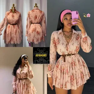 Zara Kyakkyawar Gown Na Mata Mai Gajeren Hannu