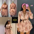 Zara Kyakkyawar Gown Na Mata Mai Gajeren Hannu - 2