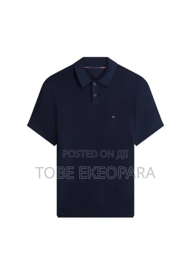 Tommy Hilfiger Polo T-Shirt - Shuɗi, Sabon - 1