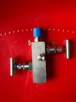 1/2" 2-Valve Block and Bleed Manifold, 6000 PSI - 2
