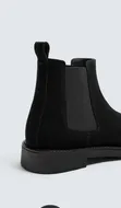 Original Zara Men's Chelsea Boots - Black Leather - 2