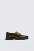Original Zara Men's Loafers - Brown Leather - 2