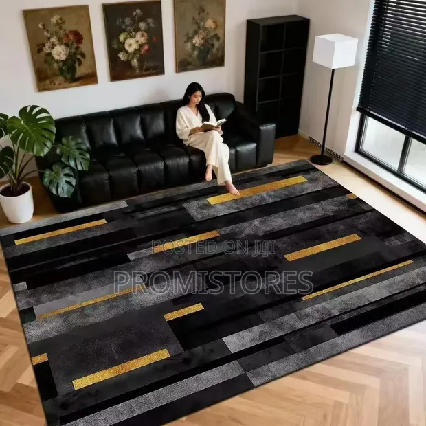Babban Rug na Tsakiya na Falon Zamani 5ftx7ft - 1