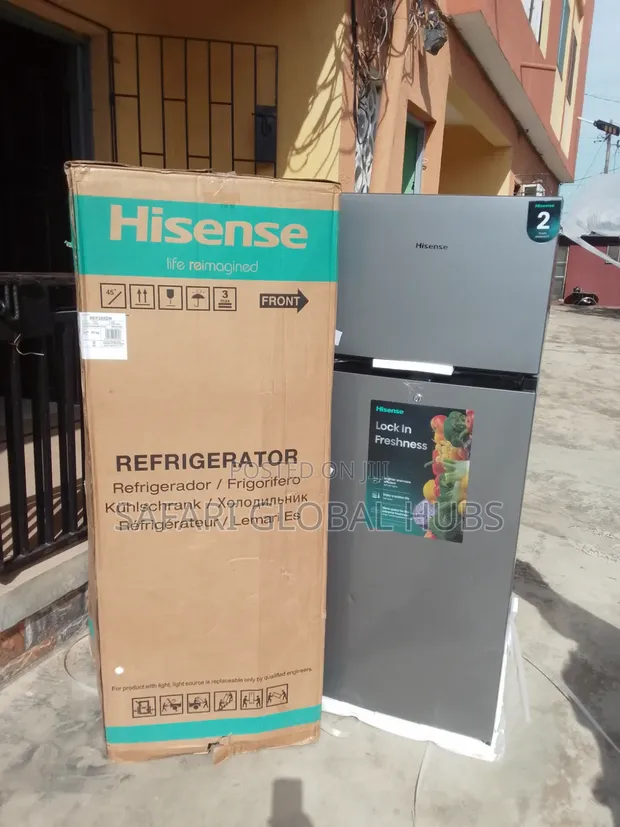 Hisense 205L Double Door Refrigerator - 2 Year Warranty - 1
