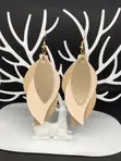 Fashion Leaf Design 3-Layer Retro Earrings - 2