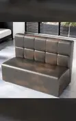 Two-Seater Club Sofas - Quality Mahogany & Leather - 2