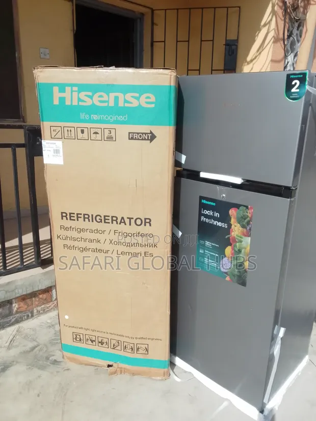 Hisense REF205DR Double Door Refrigerator - Silver - 1