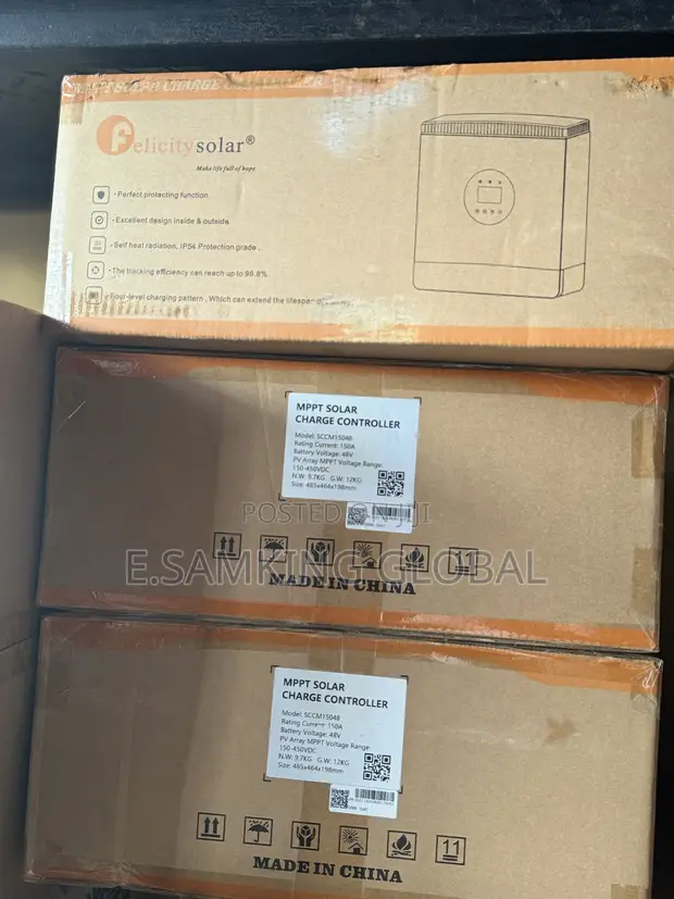 150A 48V Felicity MPPT Charge Controller - 1