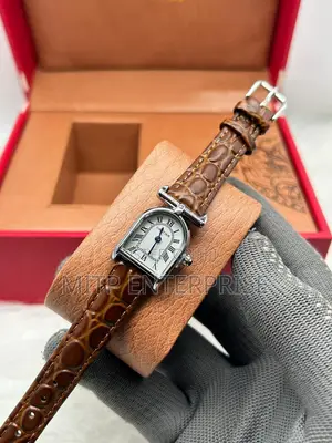 Cartier-Inspired Women's Vintage Rectangular Leather Watch