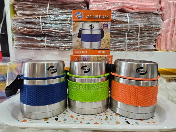 800ml Stainless Steel Food Flask - 1