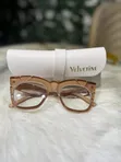 Velvetine Eyeglasses - Brown Plastic - 1