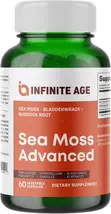 Infinite Age Sea Moss Advanced 1250mg - 60 Veggie Capsules - 1